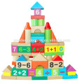 EZ1009 80pieces Math Learning Wooden Educational Blocks